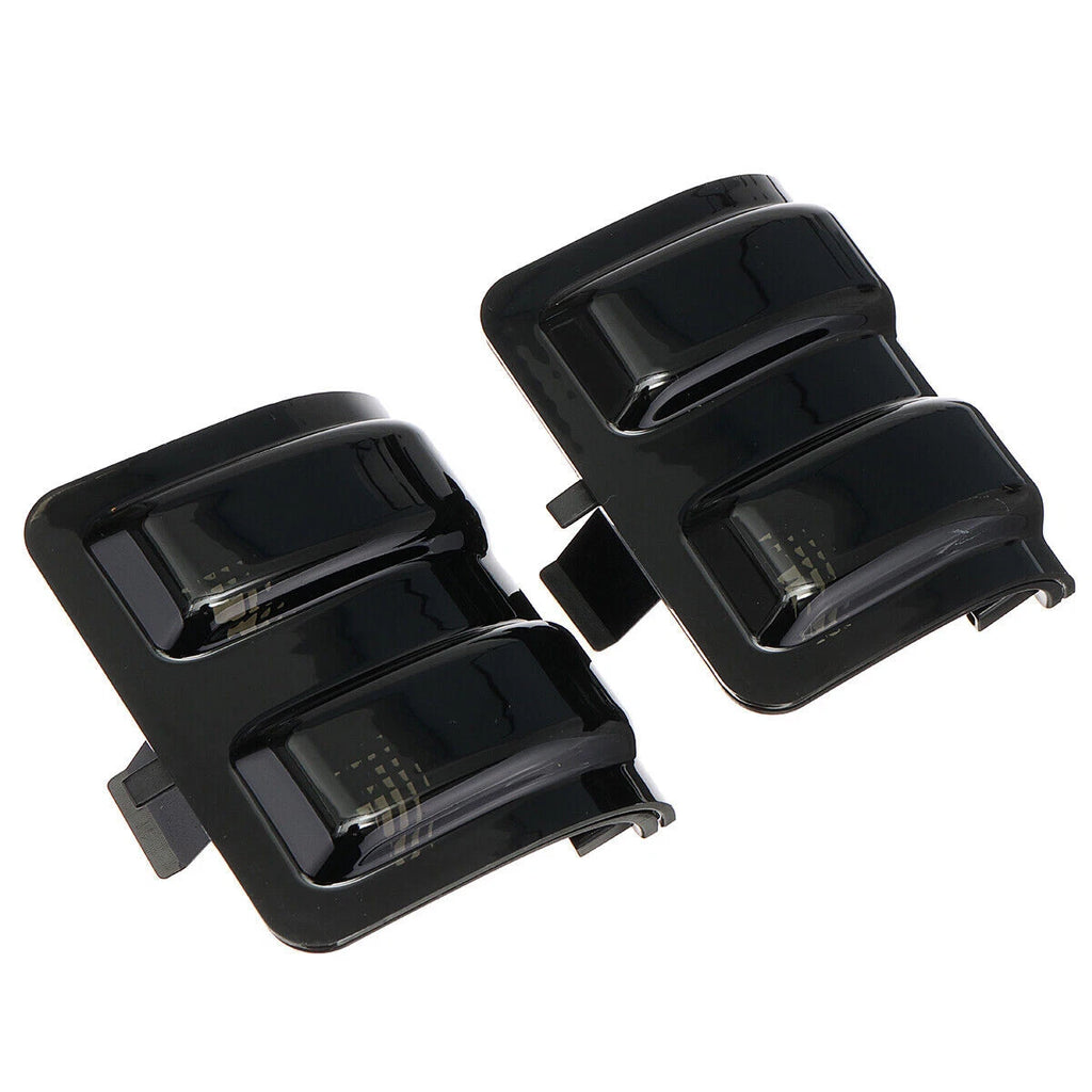 2X Smoked Side Tow Mirror Turn Signal Light Lens for Ford F250 F350 F450