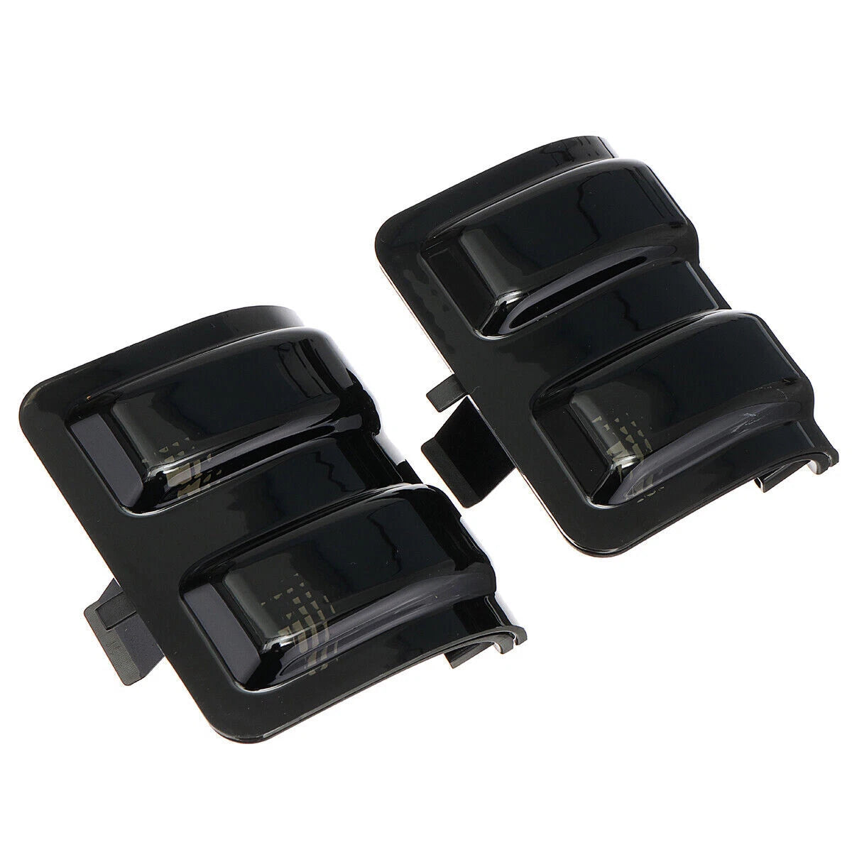 2X Smoked Side Tow Mirror Turn Signal Light Lens for Ford F250 F350 F450