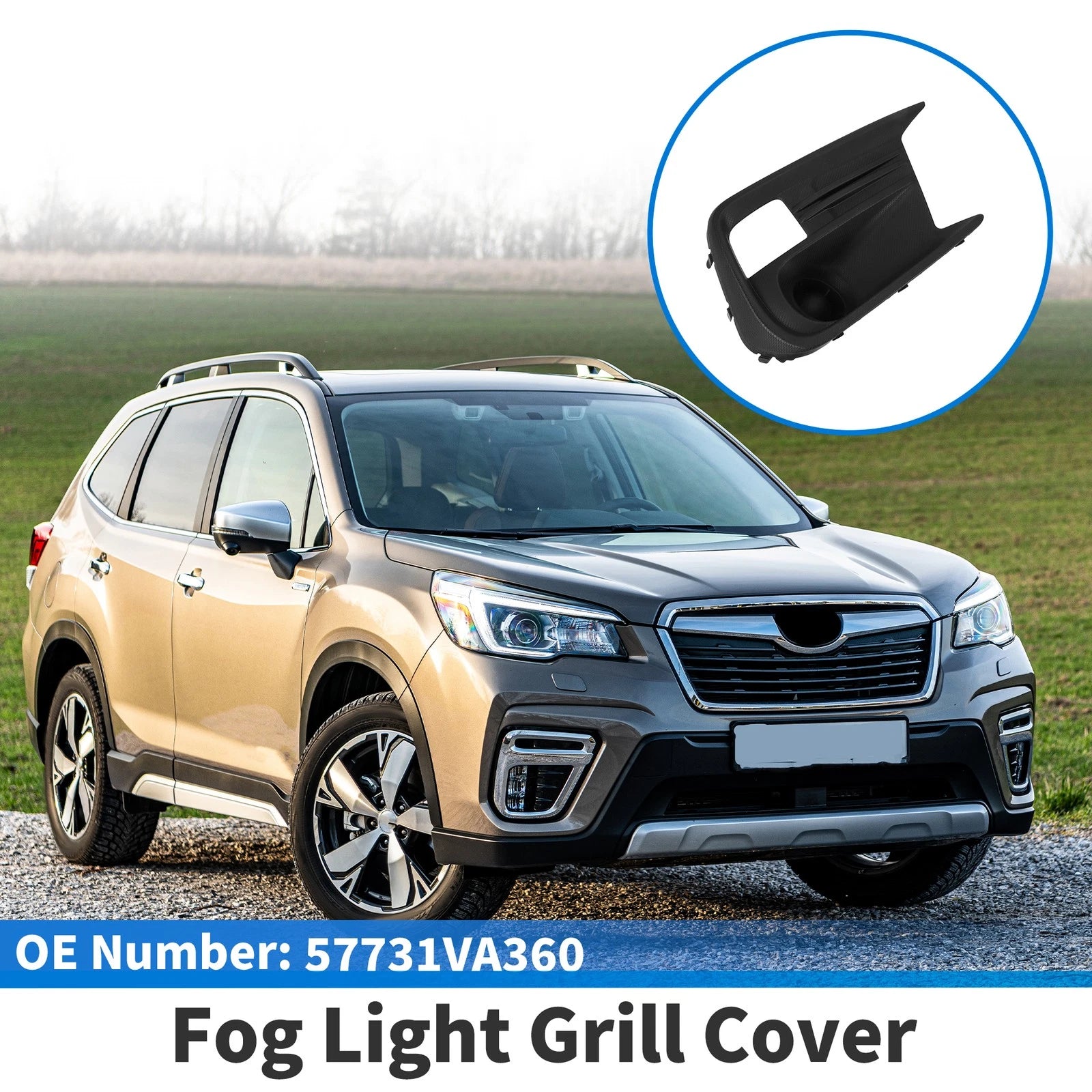 Front Right Fog Light Grill Replacement for Subaru WRX (2018–2021)
