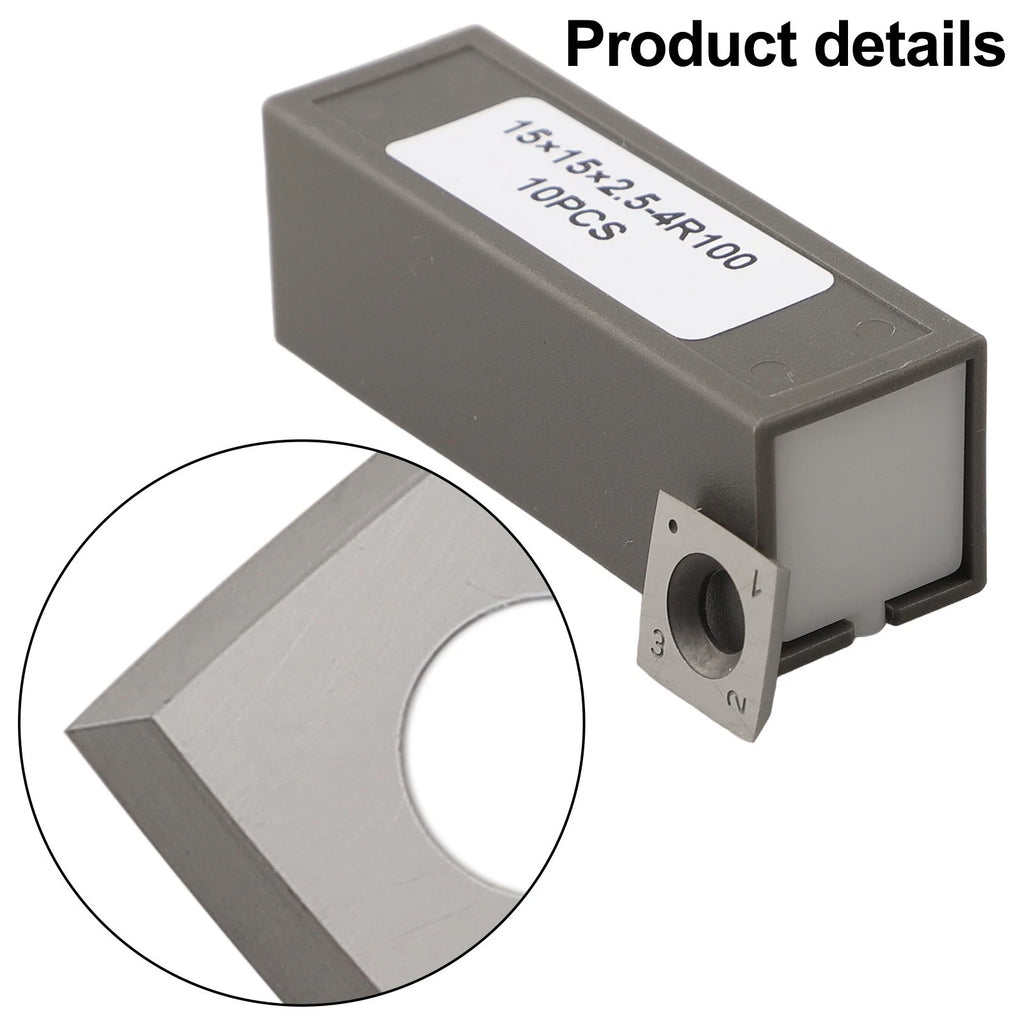 Carbide Tool Insert Pack for Precision Cuts (Polished Mirror Finish)