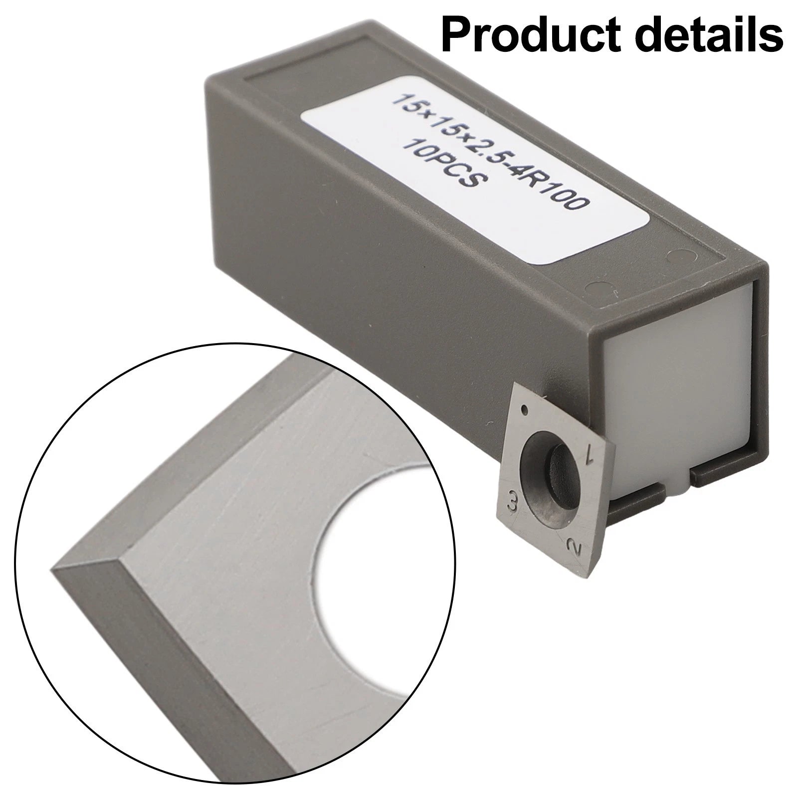 Carbide Tool Insert Pack for Precision Cuts (Polished Mirror Finish)