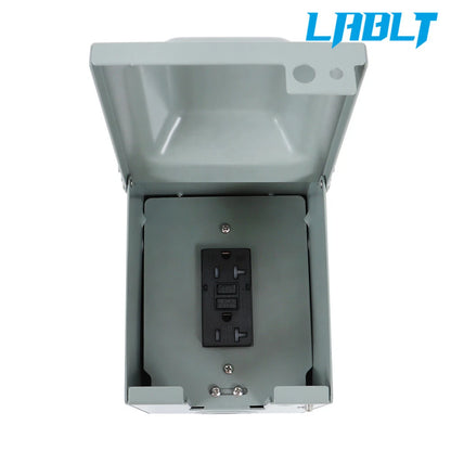 Outdoor Electrical Outlet Box for LABLT (20Amp, Waterproof, 3R Cover)