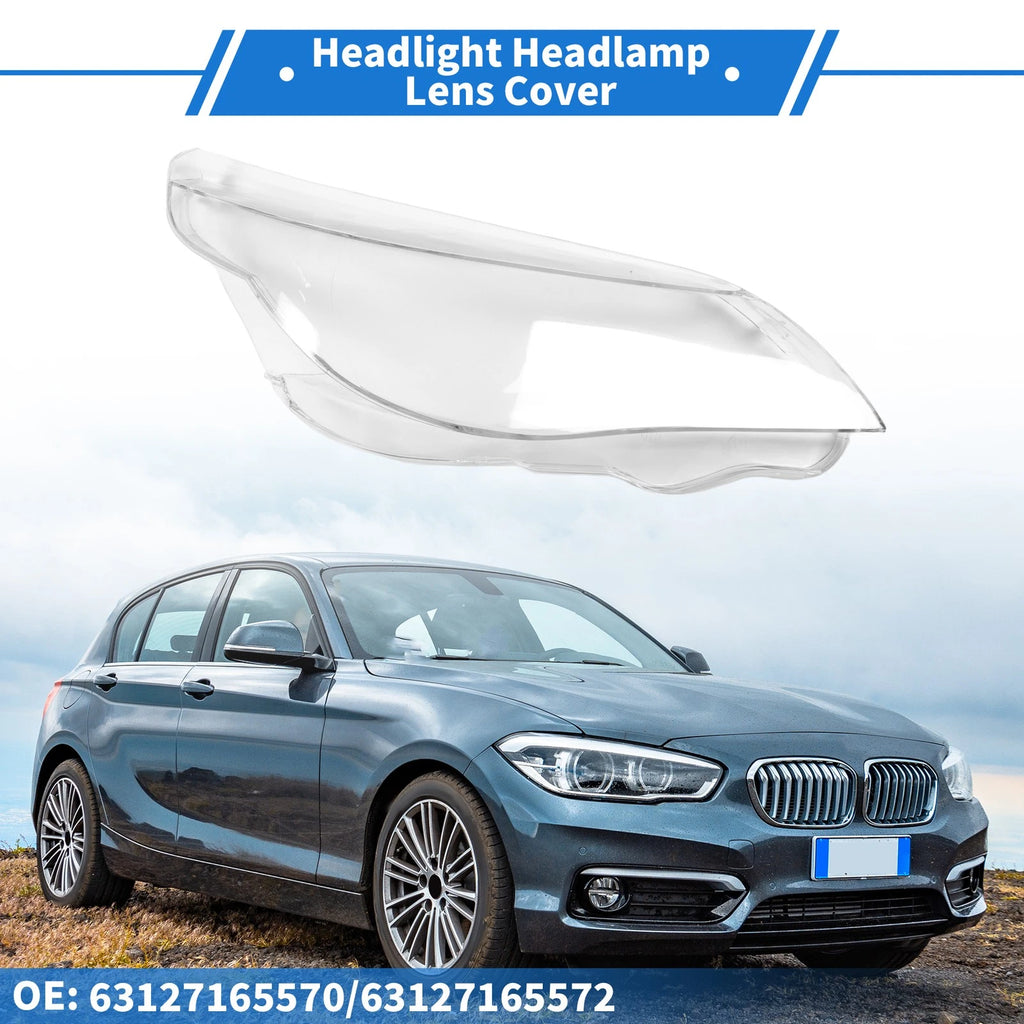 Headlight Lens Cover Front Right Replacement for BMW 5 Series E60 (2004–2010)