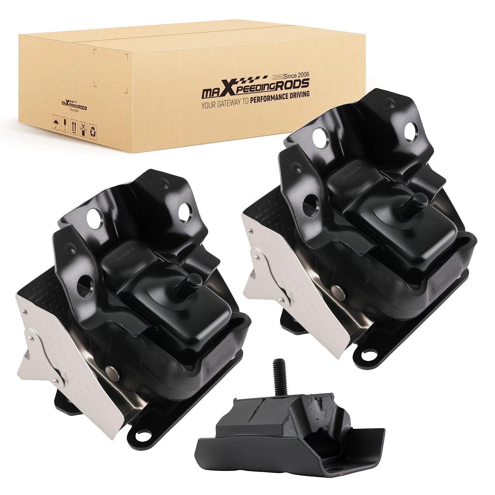 3PC Engine Trans Mount for Chevy Silverado 1500 2500HD 3500 HD V8 (2007–2013)