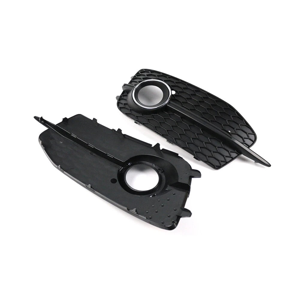 Front Grills Bumper Fog Light Covers for Audi Q3 (2012–2014)