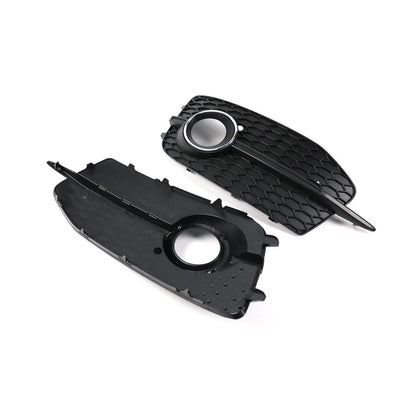 Front Grills Bumper Fog Light Covers for Audi Q3 (2012–2014)