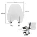 Windshield & Bracket 41mm Clamps for Harley Softail FXS FXST FXSTC FXSTB (1988–2013)