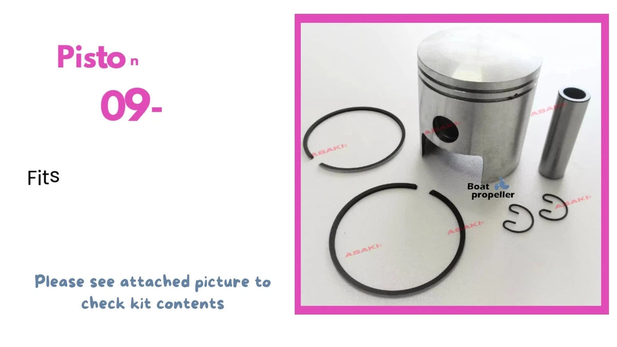 Piston Kit for Yamaha SL292B/SL292 (STD) 09-810 812-11631-00-96 +Ring