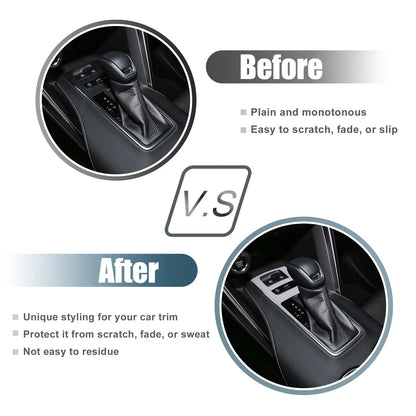 Chrome Gear Shift Panel Cover for Toyota Harrier (80 Series)
