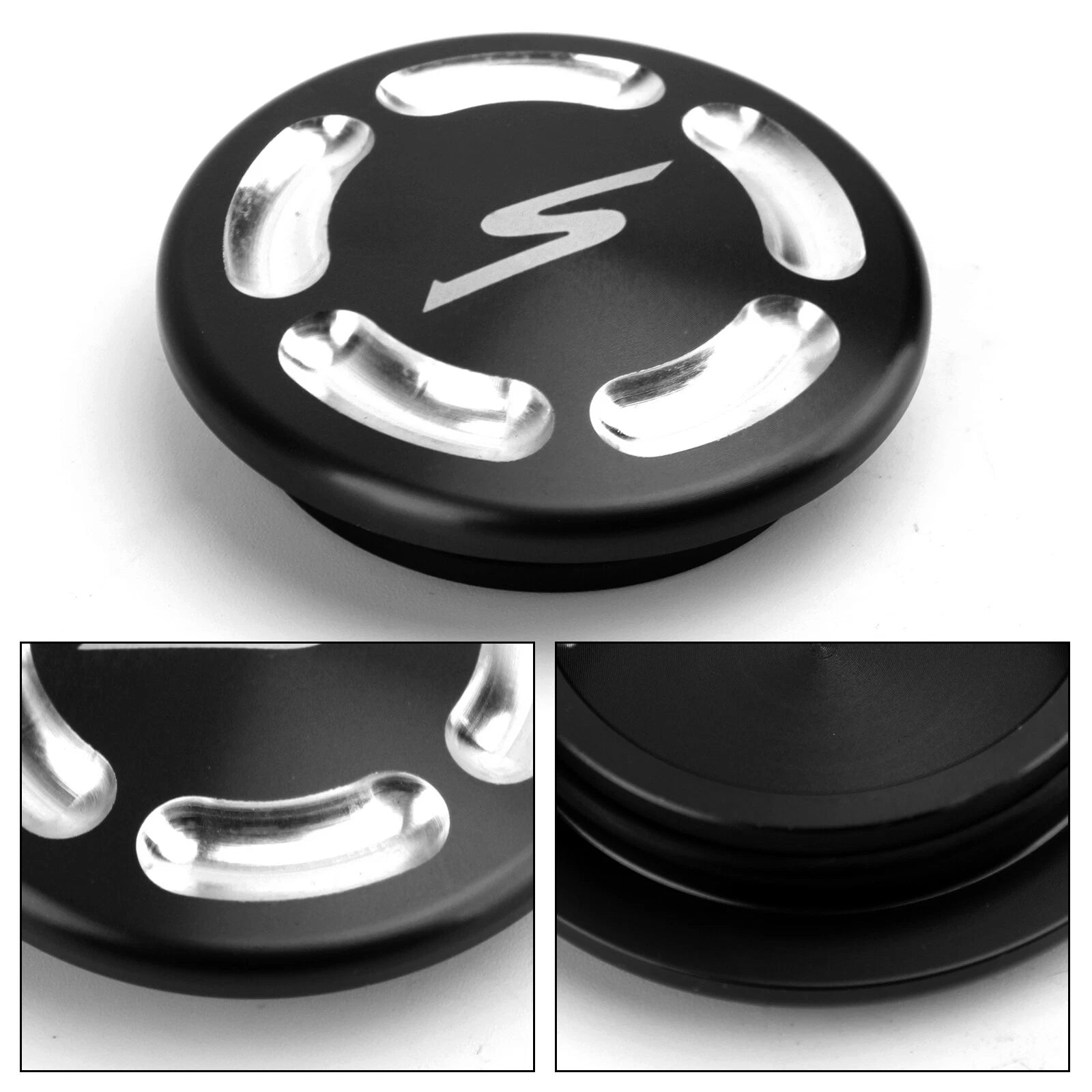 Billet Aluminum Hole Frame Plug Cap for Kawasaki EN650 Vulcan S (2015–2023)