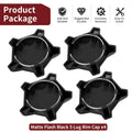 4X Matte Flash 5 Lug Rim Caps 1523842-744 for Polaris RZR Turbo R (2022–2024)