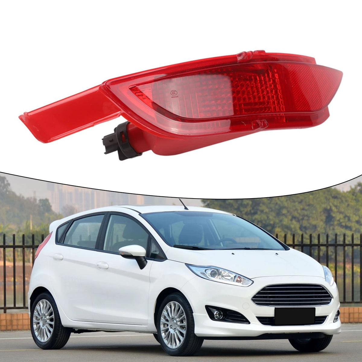 Left Bumper Lamp Rear Fog Light Rear Bumper Installation OEM 8A61-15K272-AB