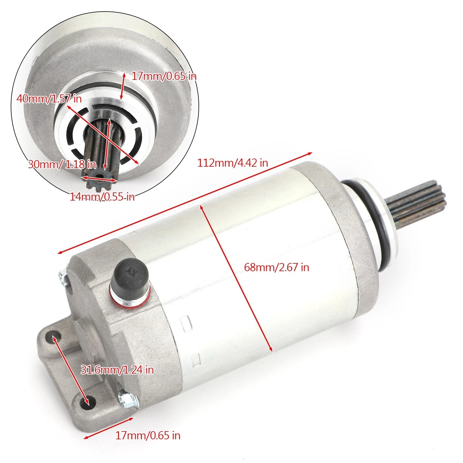 Starter Motor for Arctic Cat (0825-024, 0825-013, 0825-011)
