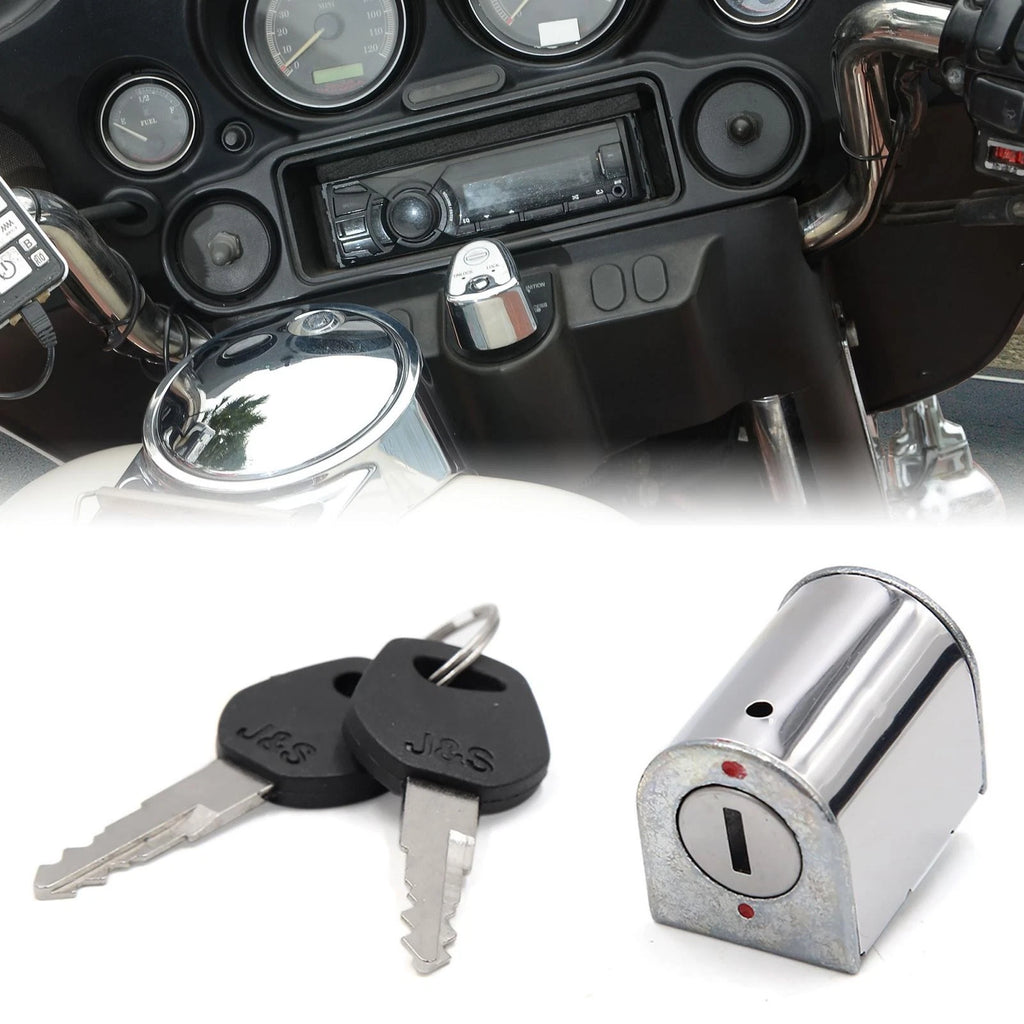 Motorcycle Steering Lock with Two Keys for Honda CG125 (2005–2015)