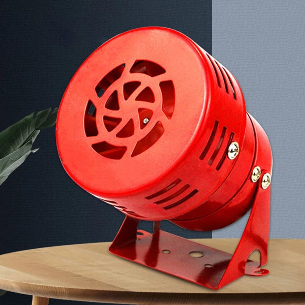 High Decibel Red Alarm Siren for AC110V DC12V DC24V Applications