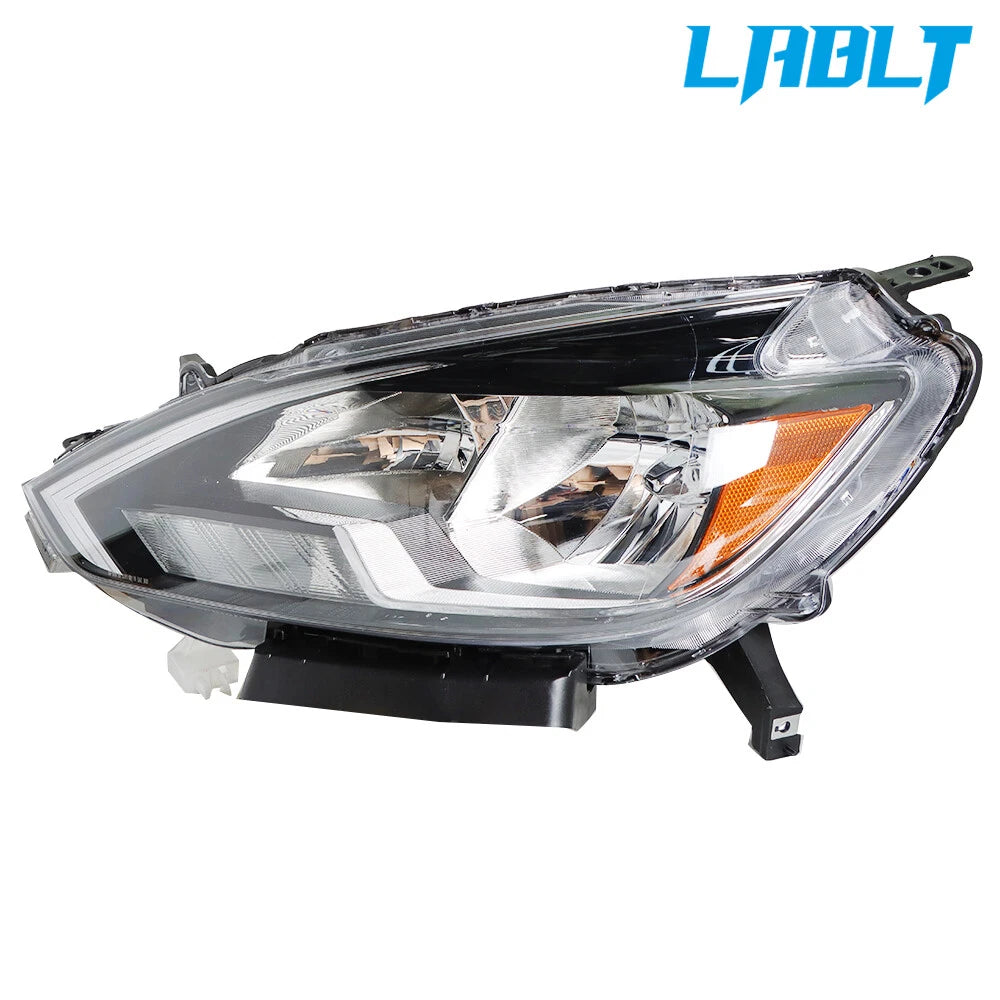 Driver Side Headlight Chrome Halogen for Nissan Sentra (2016–2018)