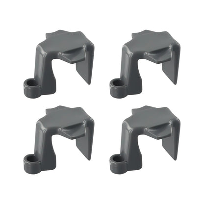 Pack of 4 Pontoon Boat Rail Clips for Square Tubing