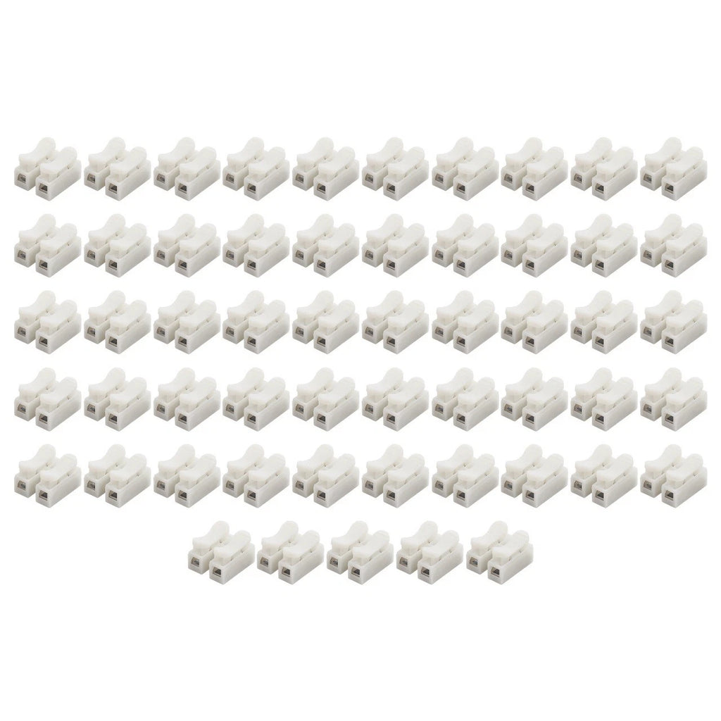 2X CH 2 Terminal Blocks Quick Connectors for Secure Electrical Crimp Connections