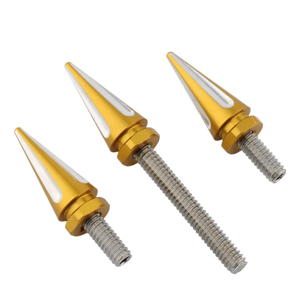 3x Windshield Trim Screw for Harley Electra Glide (2014–2023) Gold