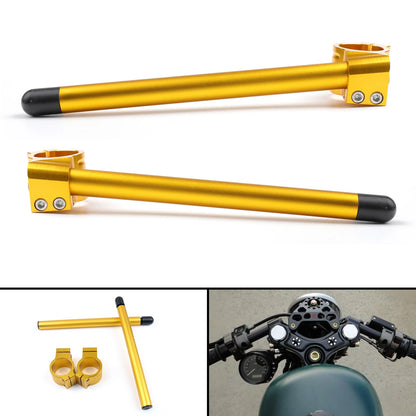 Clip-On Handlebars for Suzuki GSXR600 (1997–2003) 45mm Gold