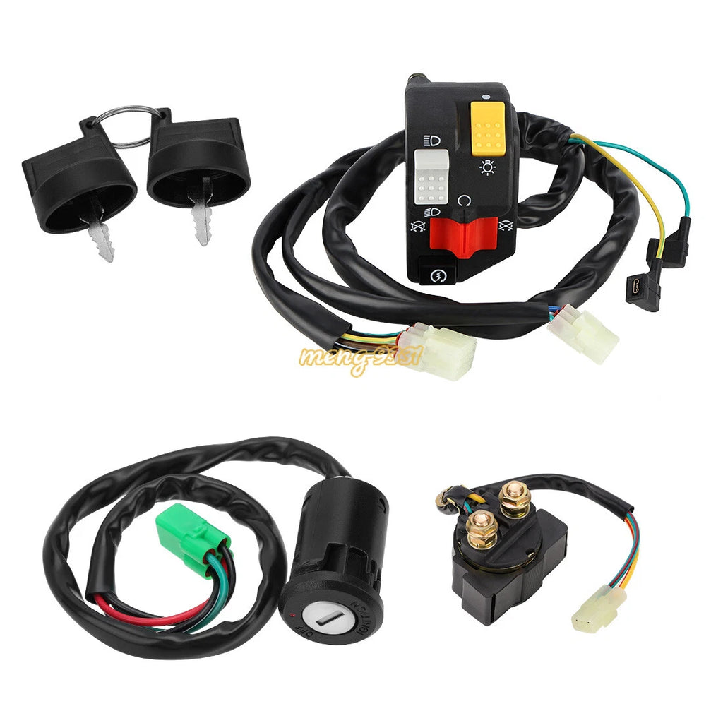 Handlebar Key Starter Relay Switch Kit for Honda TRX450ER (2006–2014)