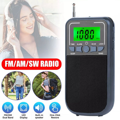 Digital Radio with Speaker & 3.5mm Headset Jack