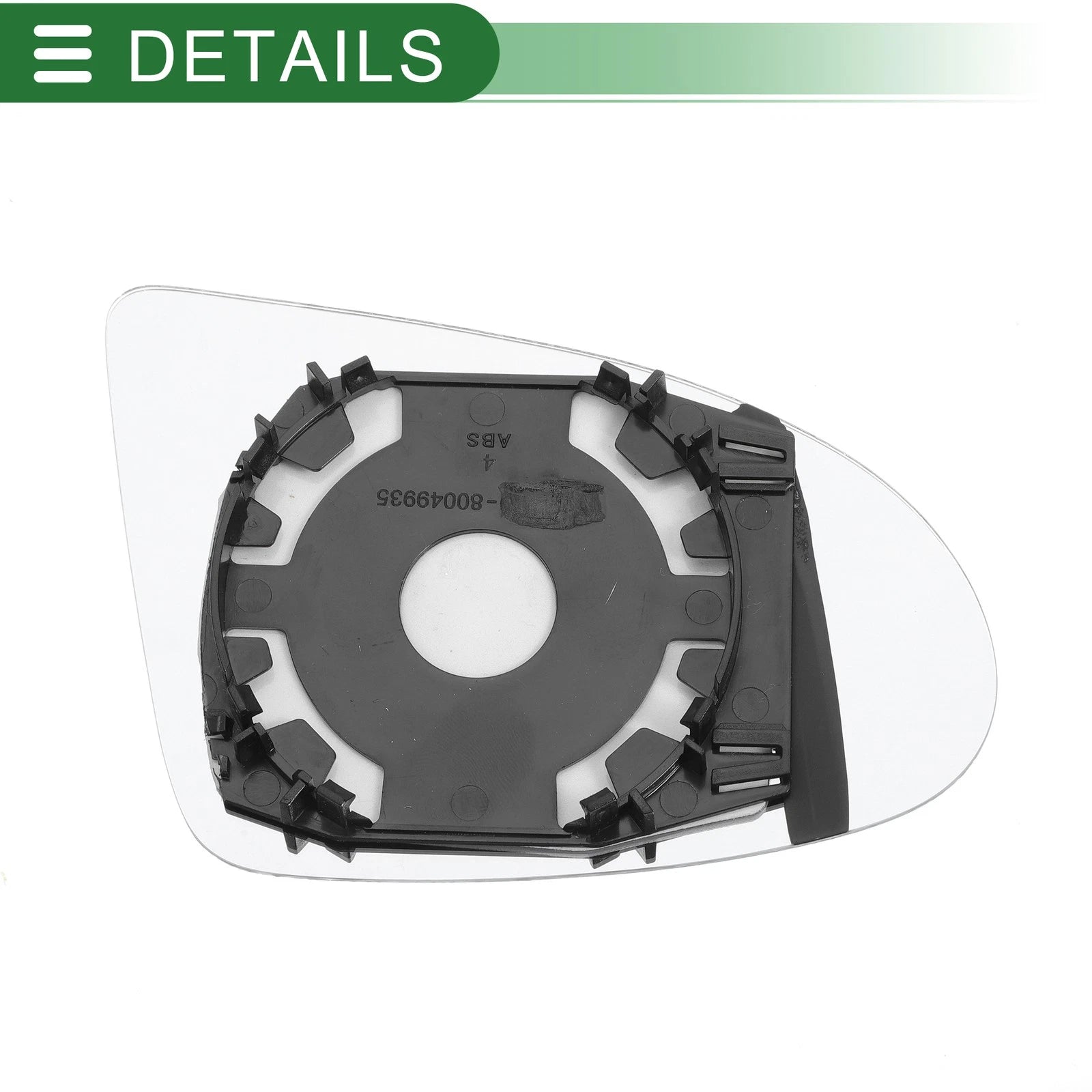 Left Side Mirror Glass Replacement Non Heated for Audi A2 (2000–2005)