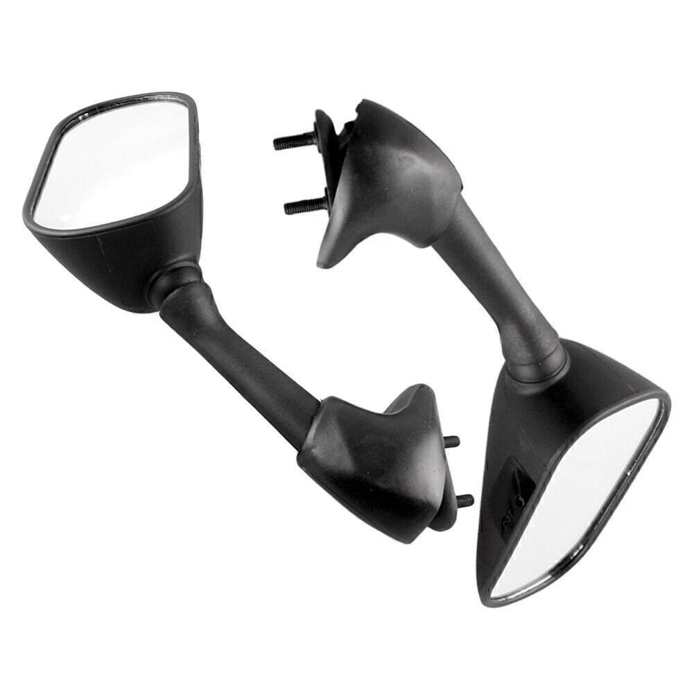 Black ABS Rearview Mirrors for Yamaha YZF R6 (2001–2002)