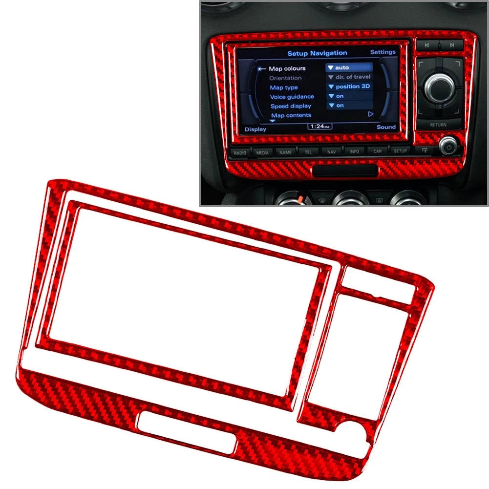Air Condition CD Switch Control Panel Cover Trim Red for Audi TT TTS TTRS (2008–2014)