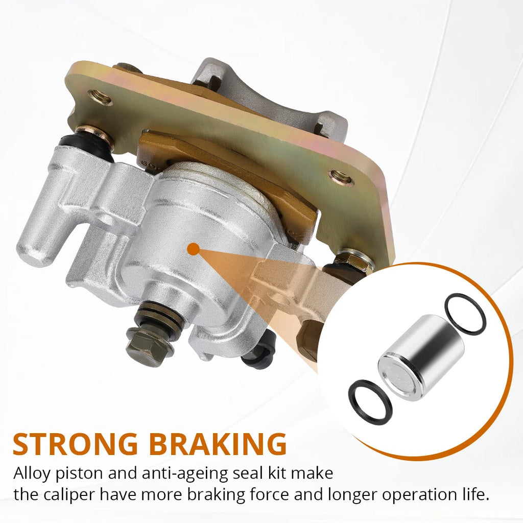 Rear Brake Caliper & Pads for Yamaha Wolverine 450 YFM450FX (2006–2010)