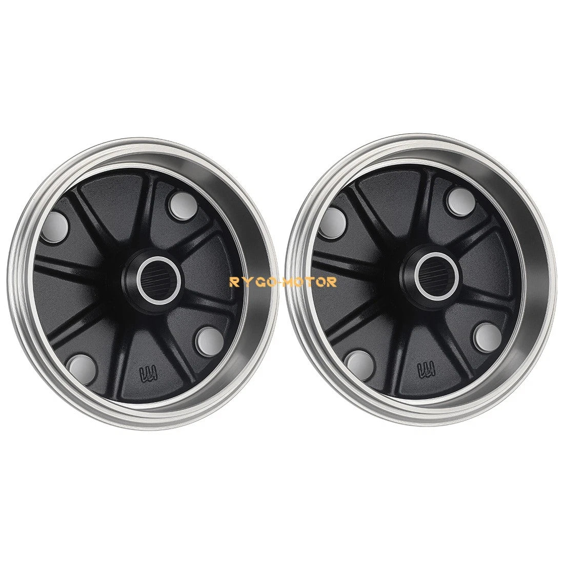 2x Rear Wheel Brake Drums for Kawasaki Mule 500 (1991–1995) KAF300 KAF300A KAF300B