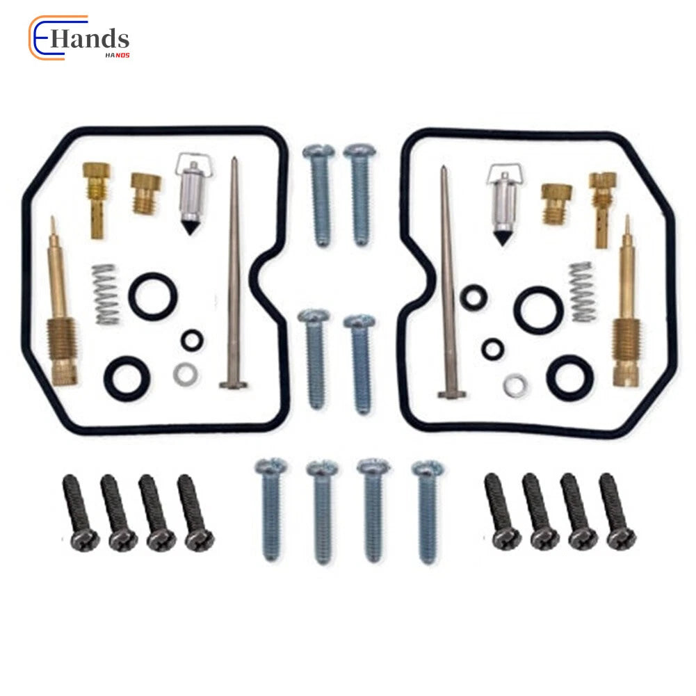 2X Carburetor Rebuild Repair Kit for Kawasaki ZZR250 EX250H (1990–2007)