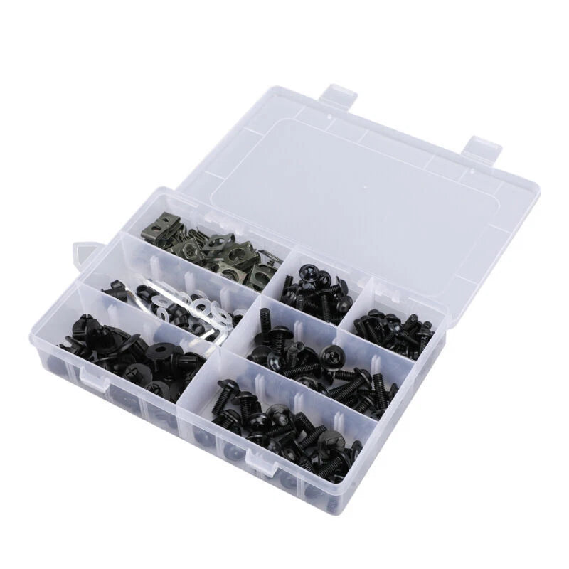 198pcs Fairing Bolts Screws Kit for Yamaha YZF R6 R1 R25 R125 R3 MT XJR (2000–2023)