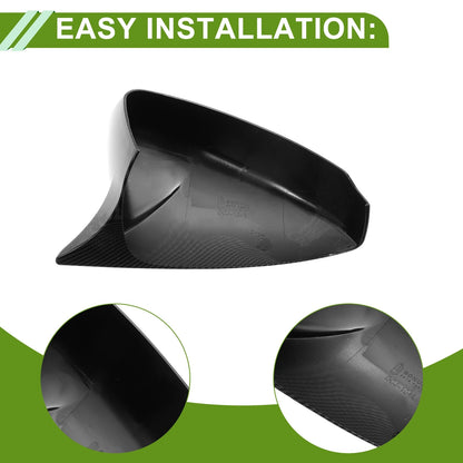 1 Pair Side Mirror Cover Caps for Mazda CX-50 (2023–2025) - Black