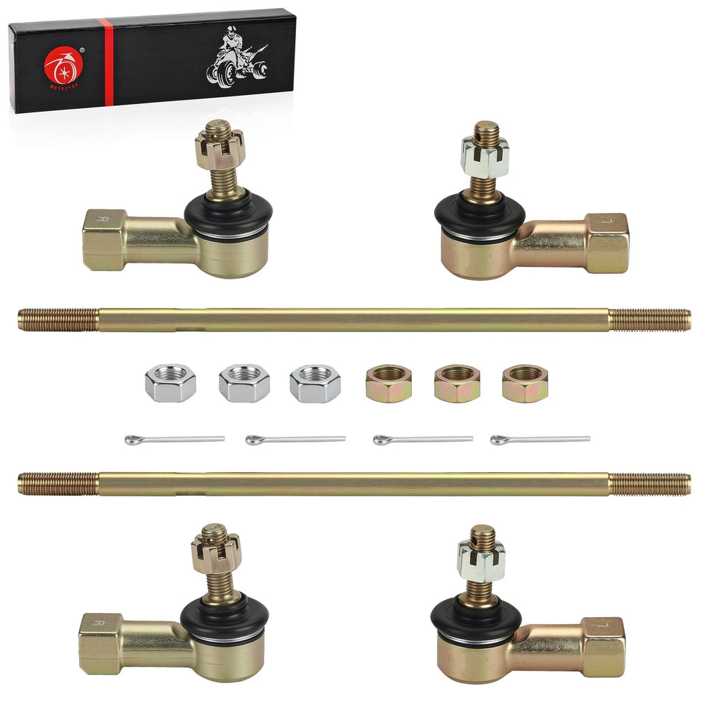 2Pcs Tie Rods w/ Ends Kit for Honda TRX450R TRX450ER (2004–2009) 53158-HP1-003 53521-HP1-600