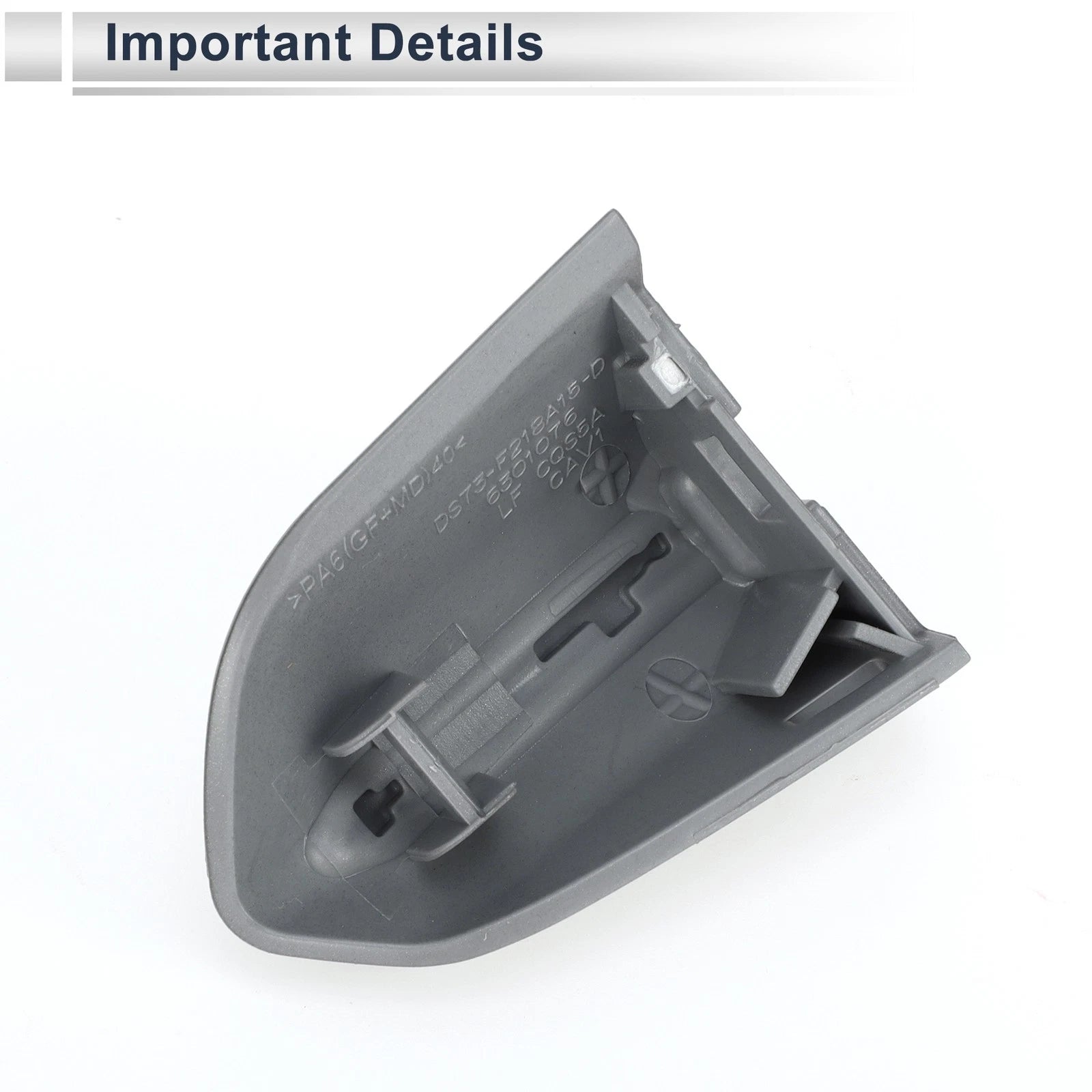 Front Left Door Handle Protector for Ford Mondeo Edge Taurus (2013–2020) Gray
