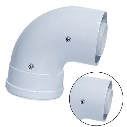 90 Degree Stove Pipe Elbow for (Tool Free Installation)
