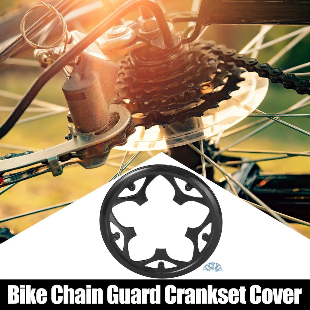 Bicycle Crankset Chain Wheel Cover Protector for 48 Tooth Bike 5 Bolt (—)