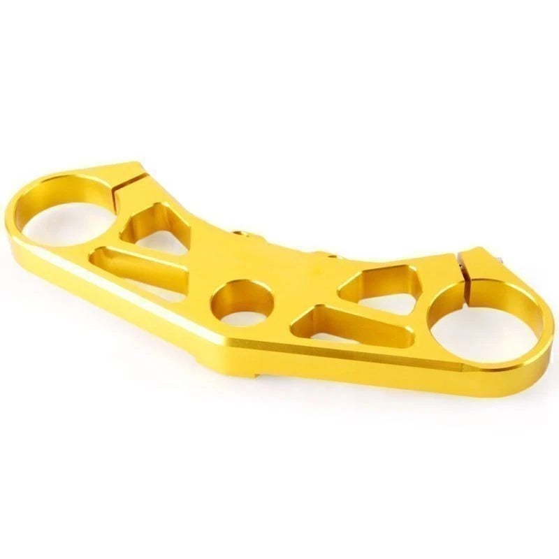 Front Triple Tree End Upper Top Clamp for Suzuki GSXR1000 (2005–2006) Gold CNC