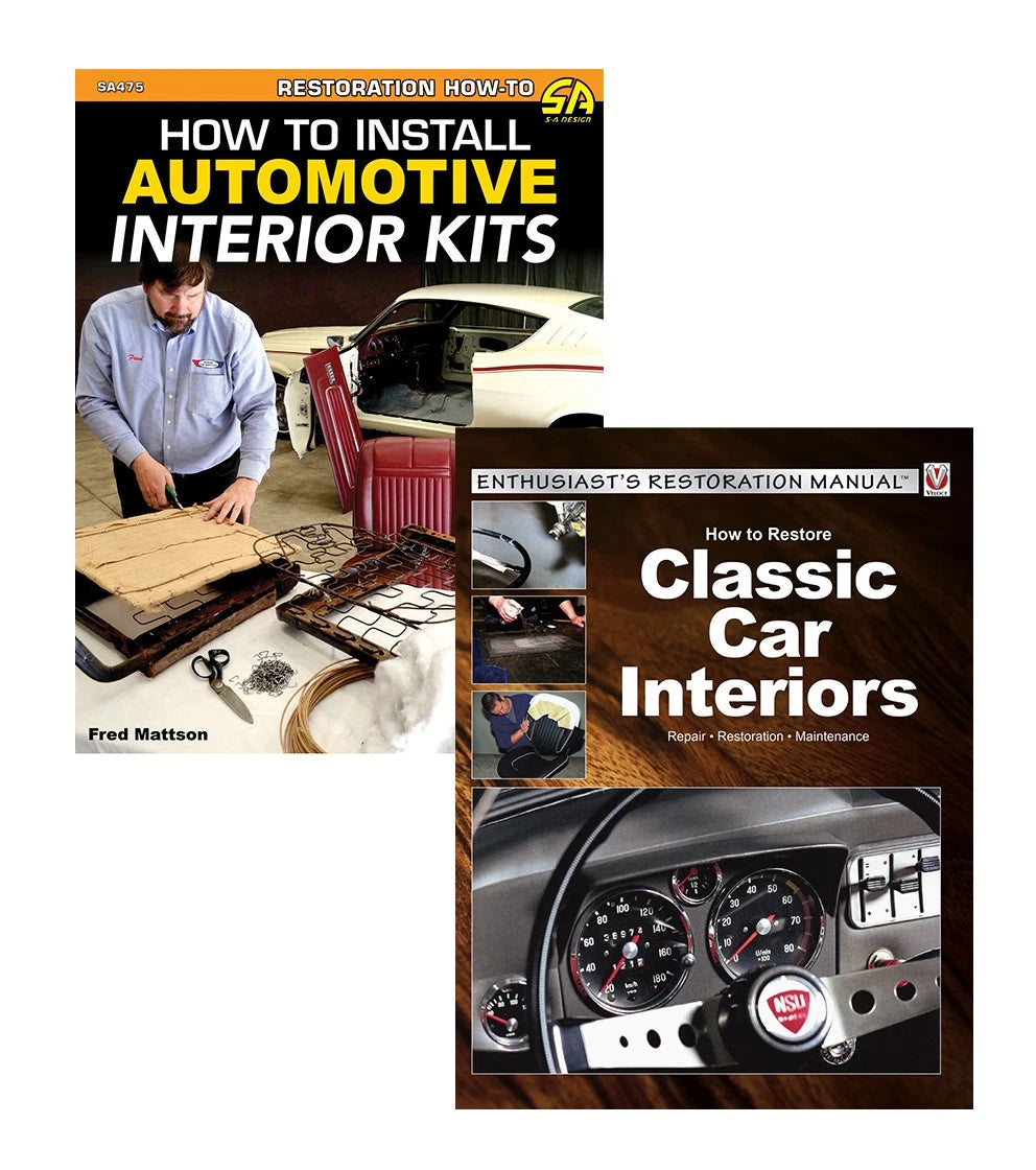 Classic Car Interior Restoration Kit for (2-Book Set)