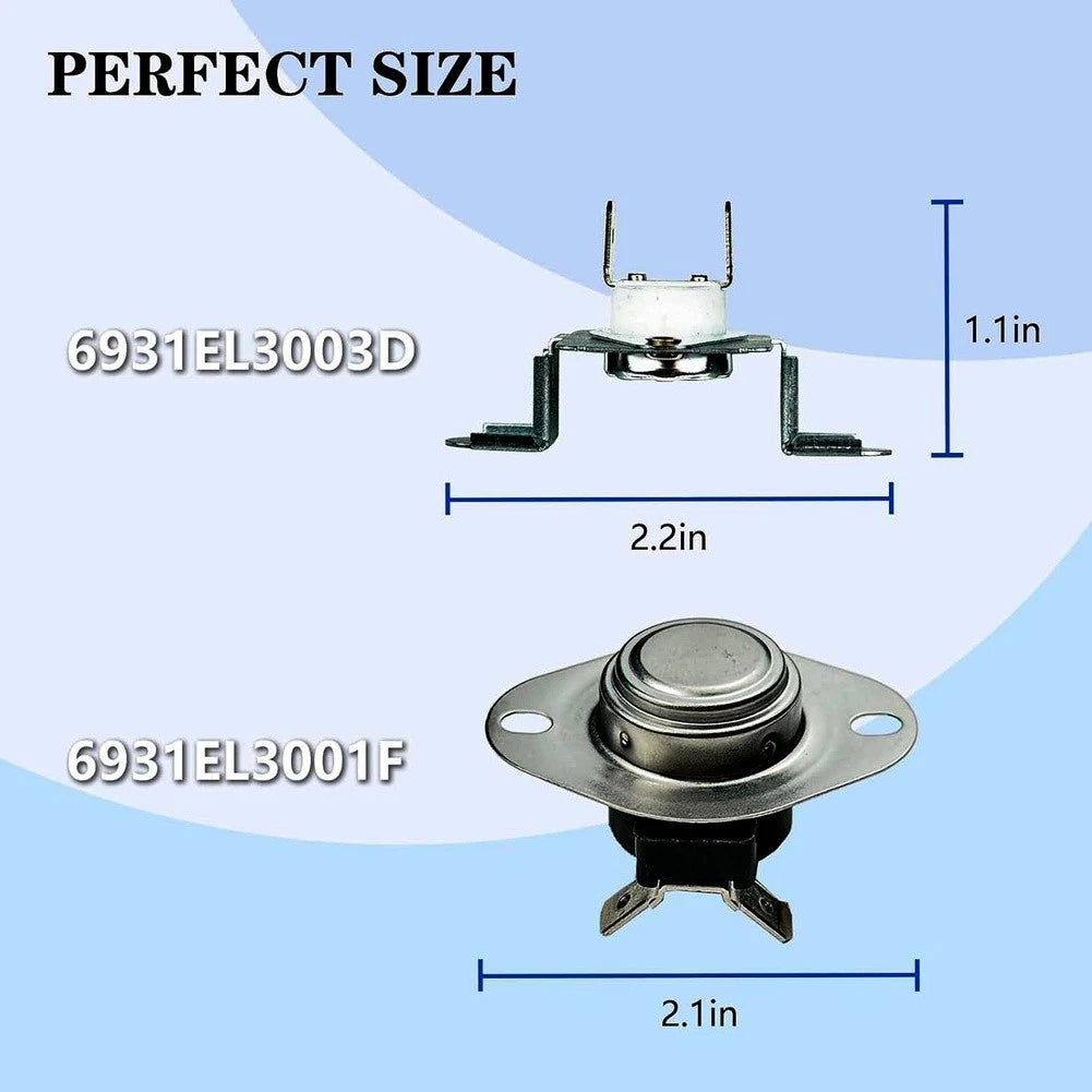 3PCS Dryer Service Kit for LG Dryer Models