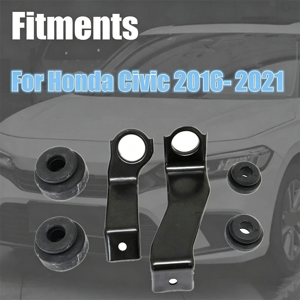 Intercooler Bracket and Bushing Set for Honda Civic (2016–2021)