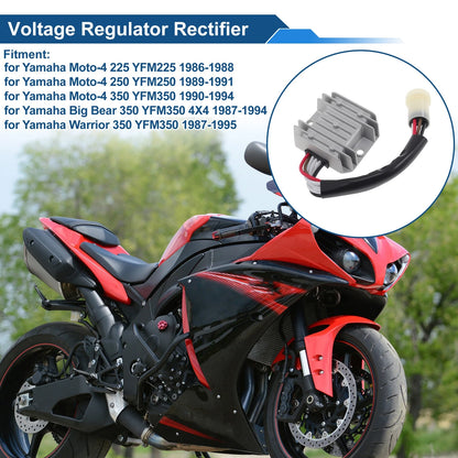 Voltage Regulator Rectifier 59V81960A000 for Yamaha Moto-4 225 (1986–1988)