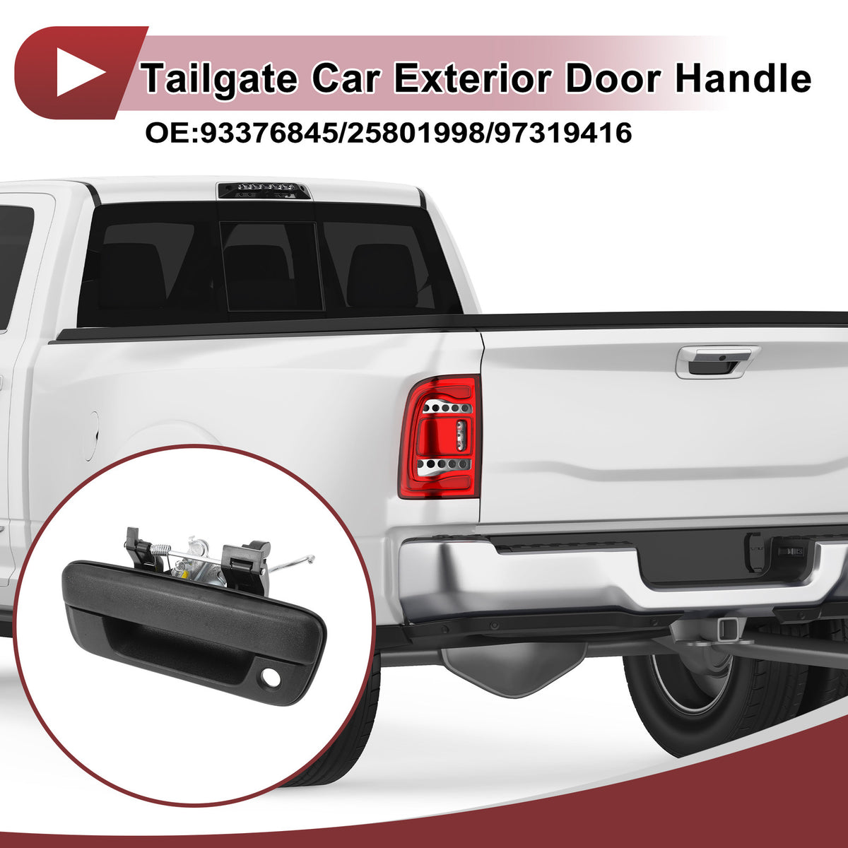 Exterior Door Handle Replacement for Chevrolet Colorado Tailgate (2015–2021)