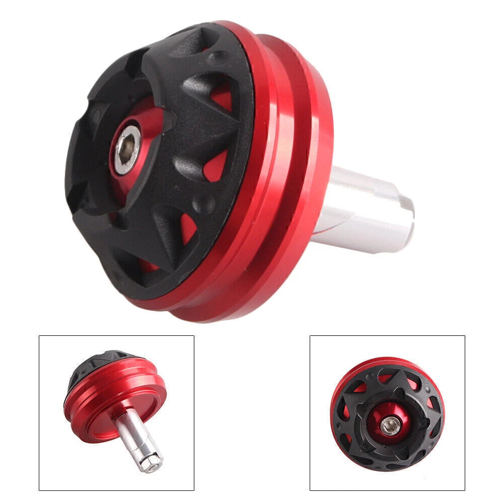 Rear Fork Wheel Frame Slider Protector Cap for BMW R1200GS (2013–2017) Aluminum Red