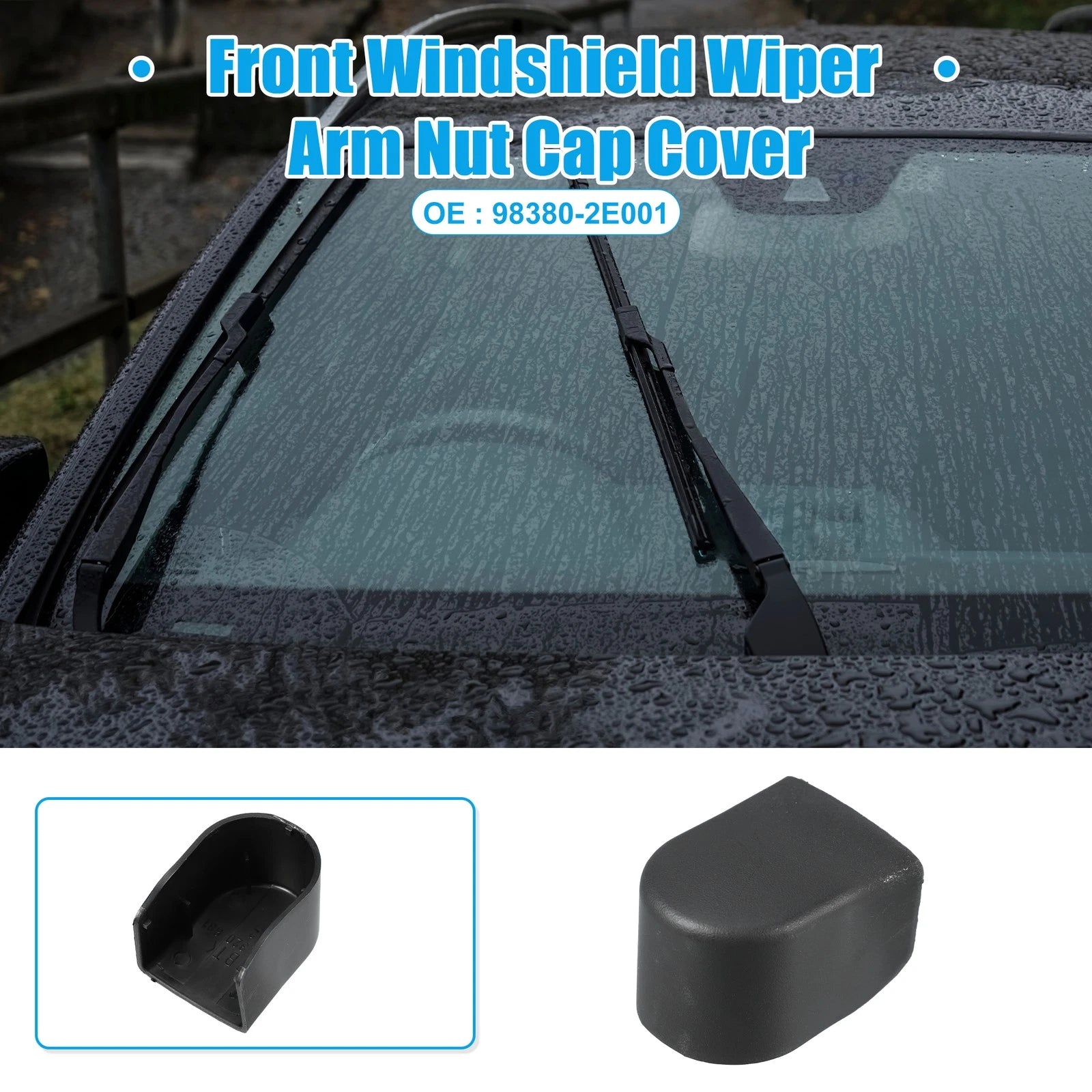 Windshield Wiper Arm Nut Cap Cover for Hyundai Tucson (2005–2009)