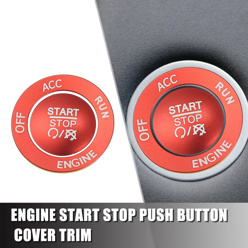 Engine Push Start Button Sticker Kit for Dodge Charger Challenger Durango (2011–2022)