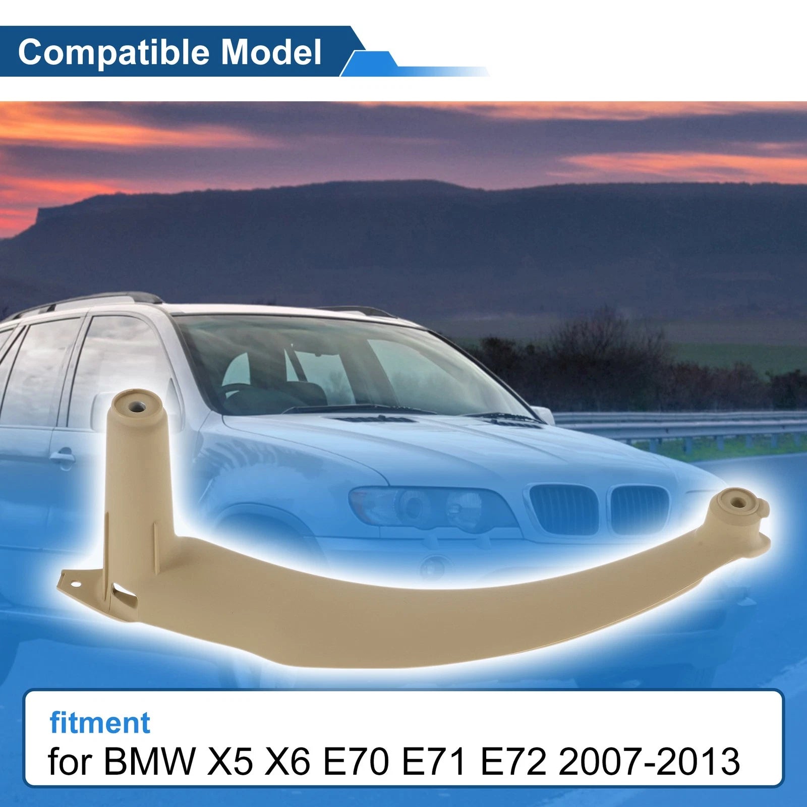 Inner Door Handle Replacement for BMW X5 X6 E70 E71 (2007–2013)