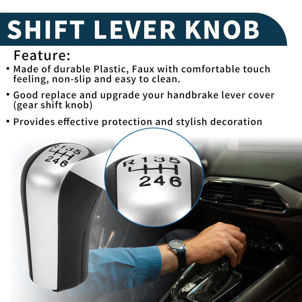 6 Speed Manual Gear Shifter Knob Replacement for Toyota Corolla (1992–2013)