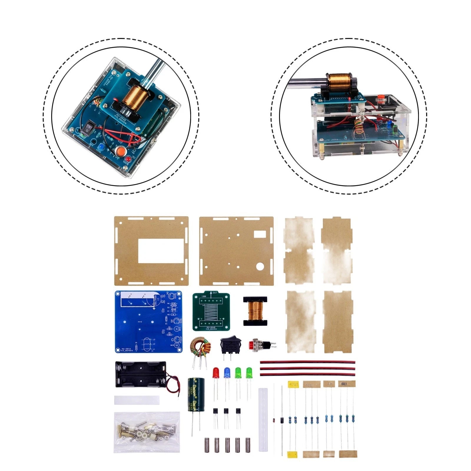 High Voltage Electromagnetic Coil Boost Module Circuit Board